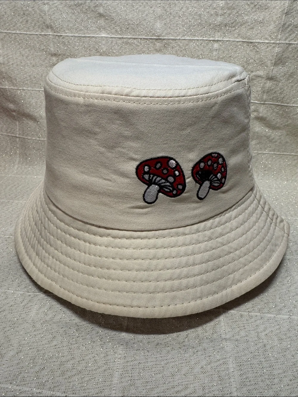 Cream Cotton Bucket Hat